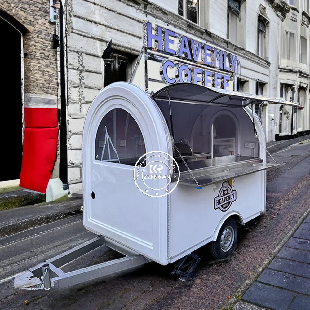 

Food Trailer For Restaurant Cart Street Concession Fast Food Trailer Van Catering Fully Equipped