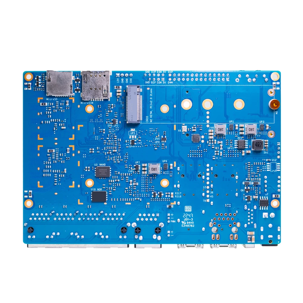 Banana Pi BPI-R3 MediaTek MT7986 Quad core Cortex A53+MT7531Chip 2G DDR RAM 8G eMMC Support Linux 5.4 EC25 LTE 4G SD Card