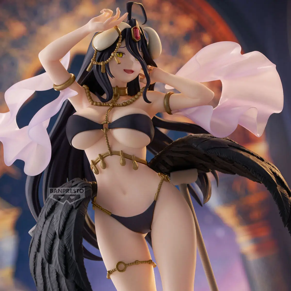 

New Original Genuine Overlord Banpresto Classical Tuning Albedo Anime Character Model Figure Decoration Collection Toy Gift