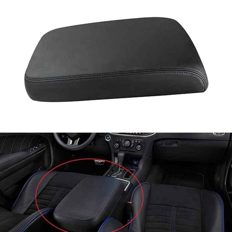 Car Center Console Armrest Lid Cover 1VT06DX9AI For Dodge Charger Chrysler 300 2011-2017 Armrest Box Cover