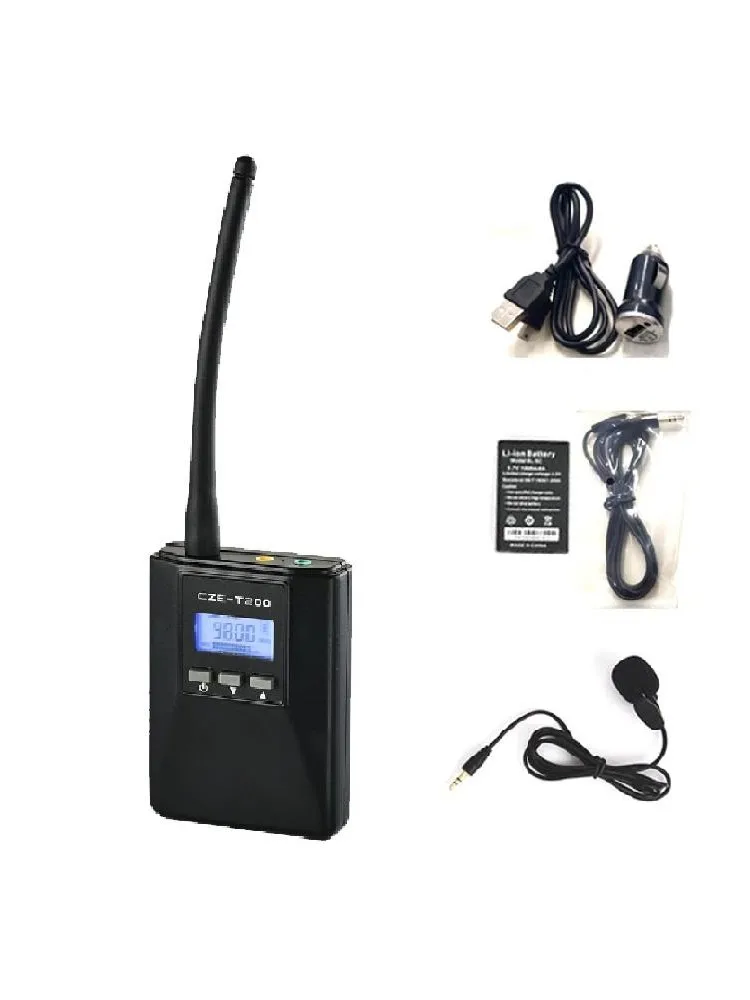 

Wireless device Small and exquisite 200W 0.2Watt FM Broadcasting Transmitter Portable