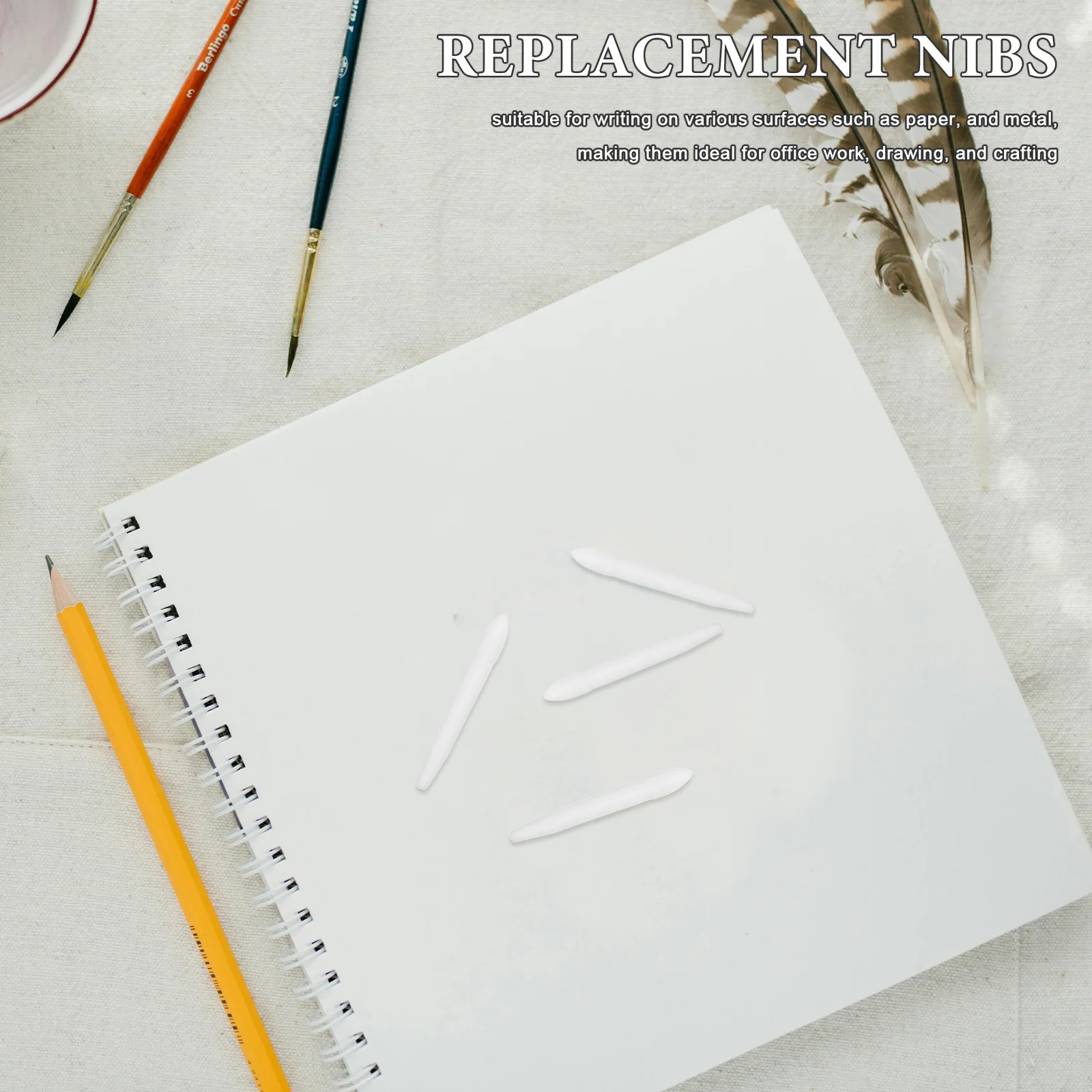 مجموعة مكونة من 5 قطع من أقلام الأكريليك، أطراف تحديد بديلة دقيقة، أقلام رسم، عبوة نقاط الفرشاة