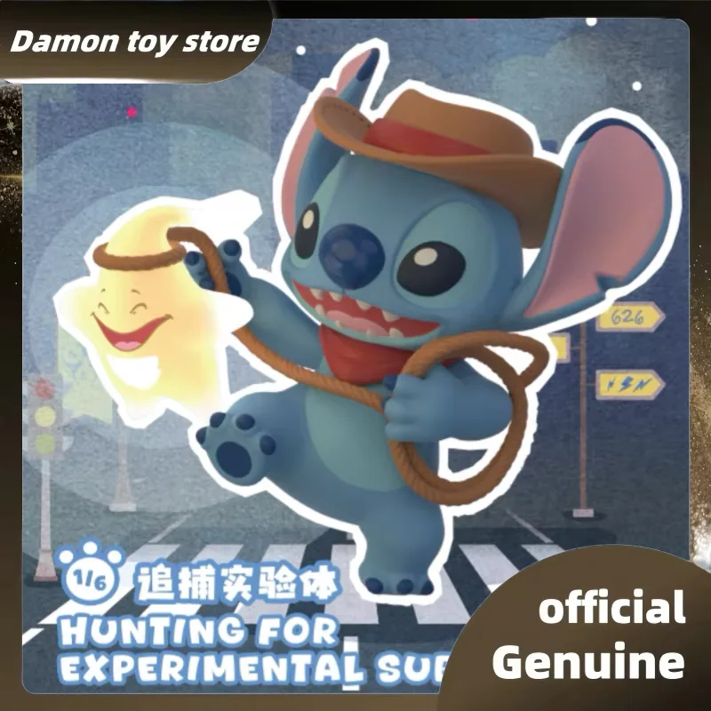 Genuine Stitch City Adventure Series Blind Box Lovely Stitch Anime Dolls Trendy Toys Collectibel Figurine Mystery Box As Gifts