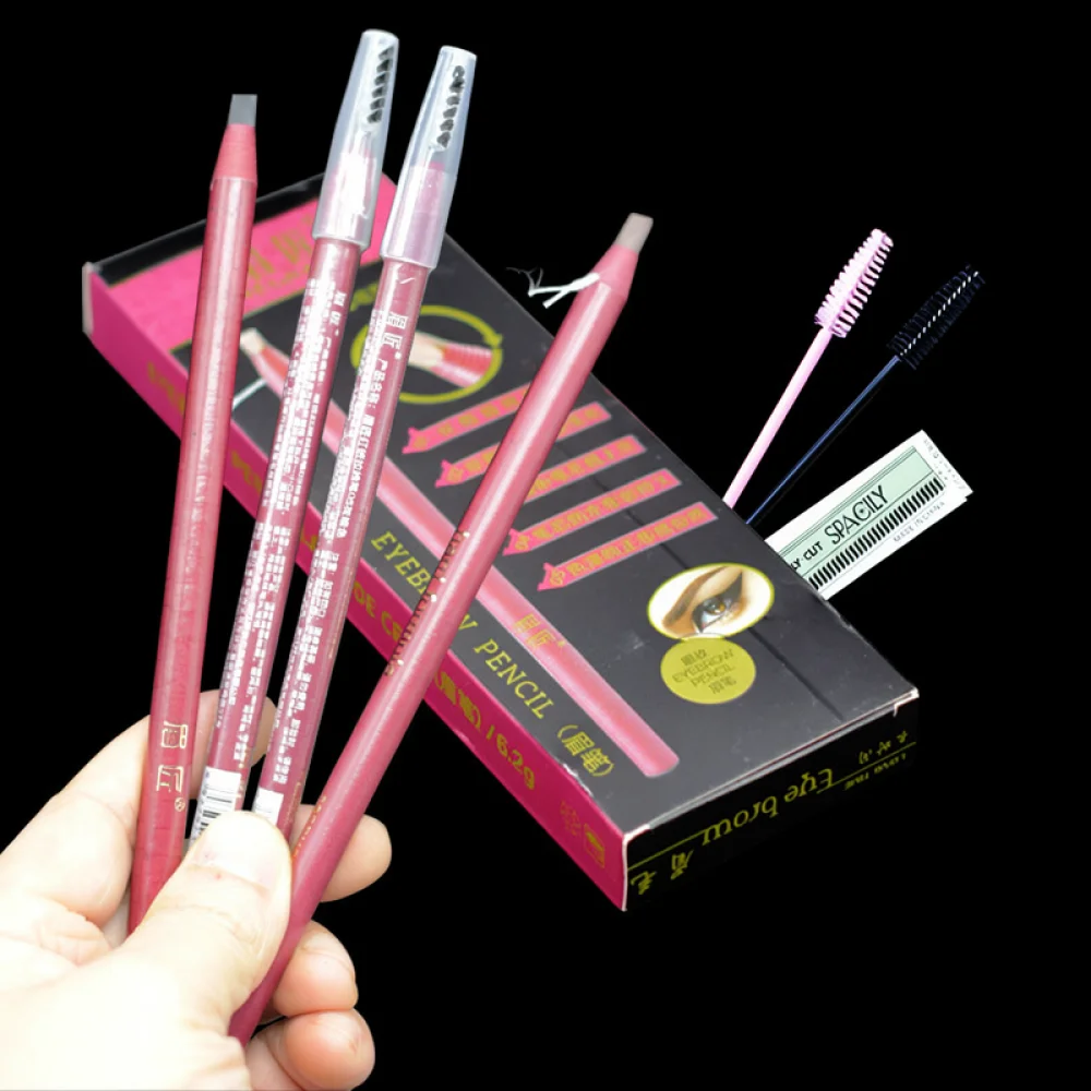 For For Meijiang Eyebrow Pen Hard Core Peelable Line Design Waterproof Matte Finish Natural Looking Cosmetic Brow Tinting Tool