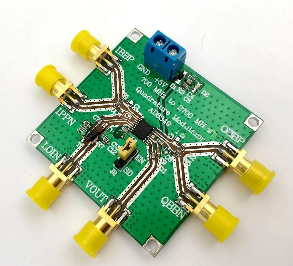 

For AD8349 Quadrature Modulation Module 700 MHz to 2.7 GHz I Q Modulator Series Module