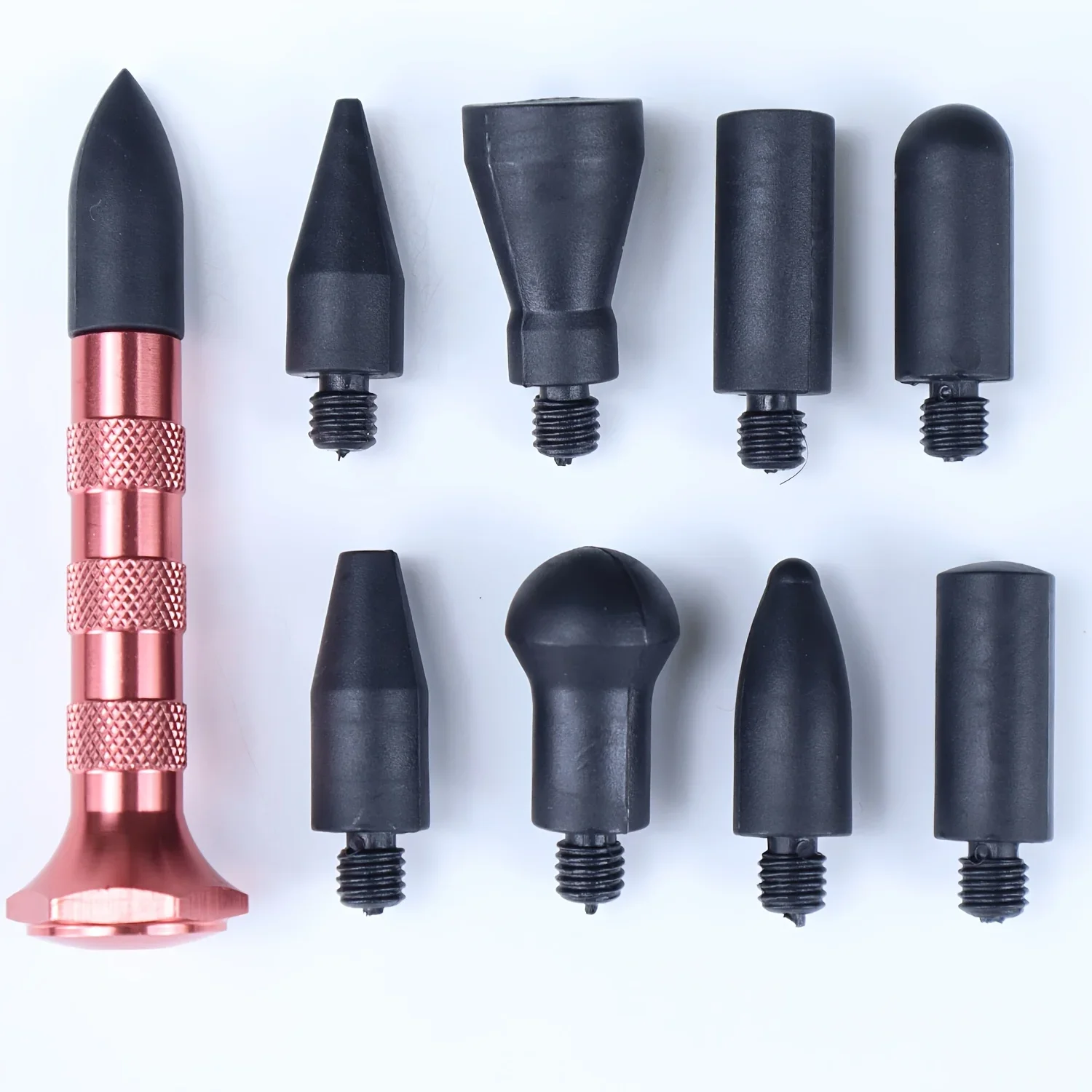 Car Tools Auto Dent Repair Multi-Head Leveling Hammer Knockout Pen Repair Body Paintless Dent Repair Hand Tool for Removal Hail