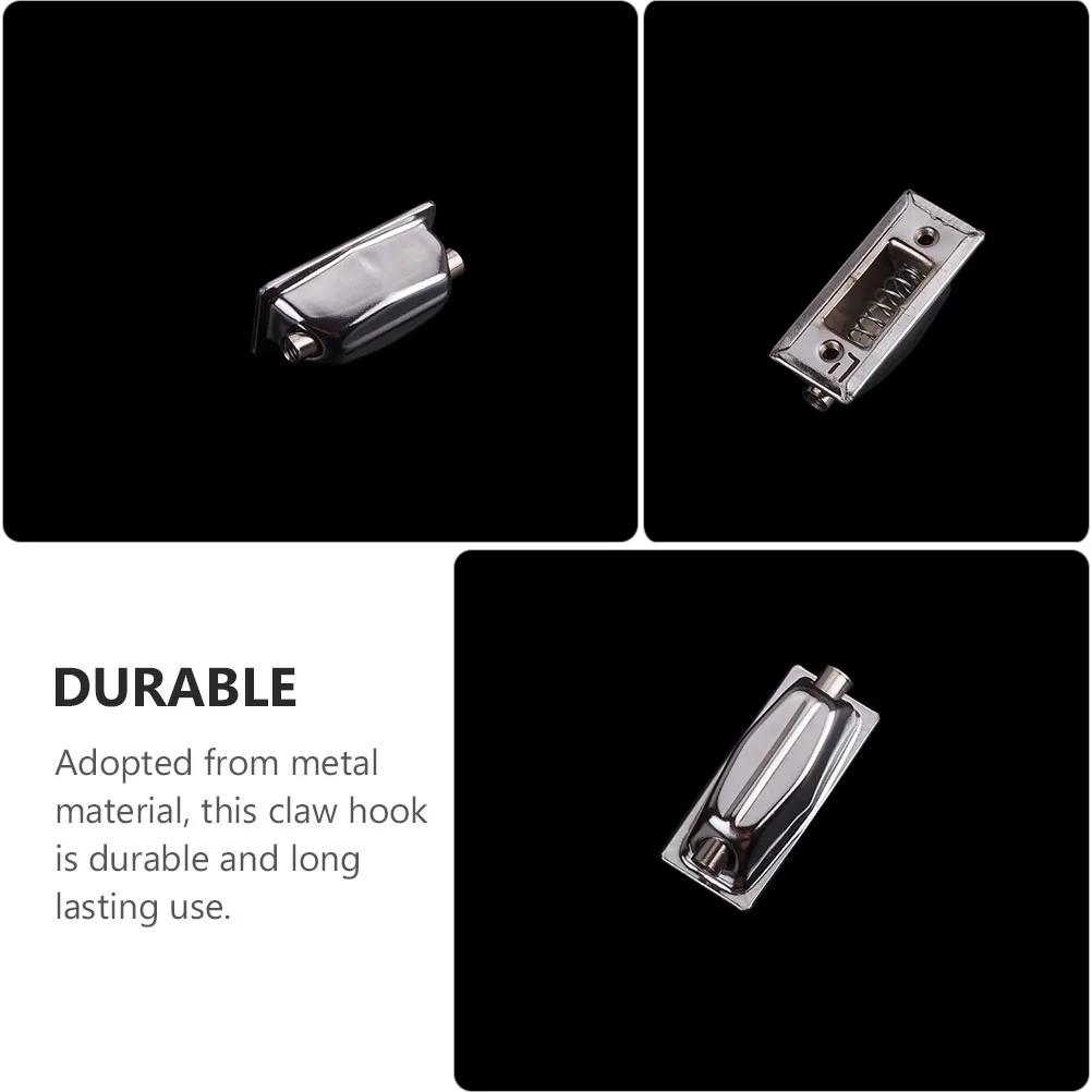 

Iron Double-end Lug for Snare Bass Drum Parts Durable Claw Hook Strong Hold Easy Install Accessories Drum Connector