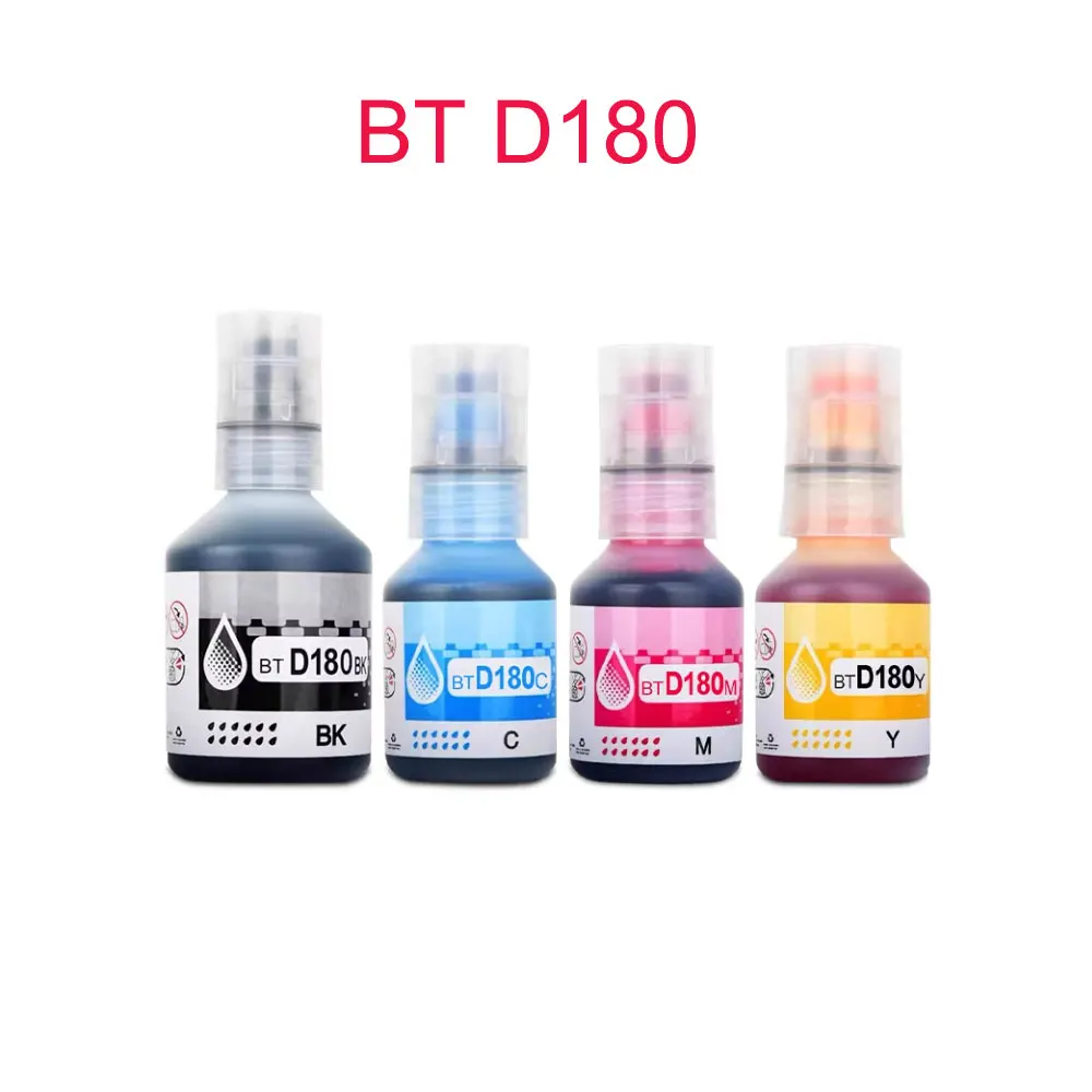 

Совместимые чернила BTD180 BTD-180 на водной основе для заправки картриджей принтеров Brother DCP-T580DW, DCP-T583DW, DCP-T780DW