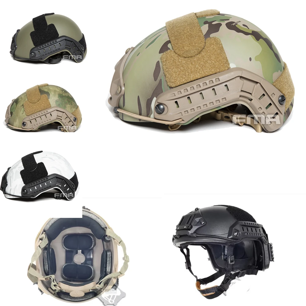 Casco Táctico FMA FAST Classic de Corte Alto con Suspensión ABS y Circunferencia Ajustable para Protección Militar, CS, Airsoft y Actividades al Aire Libre