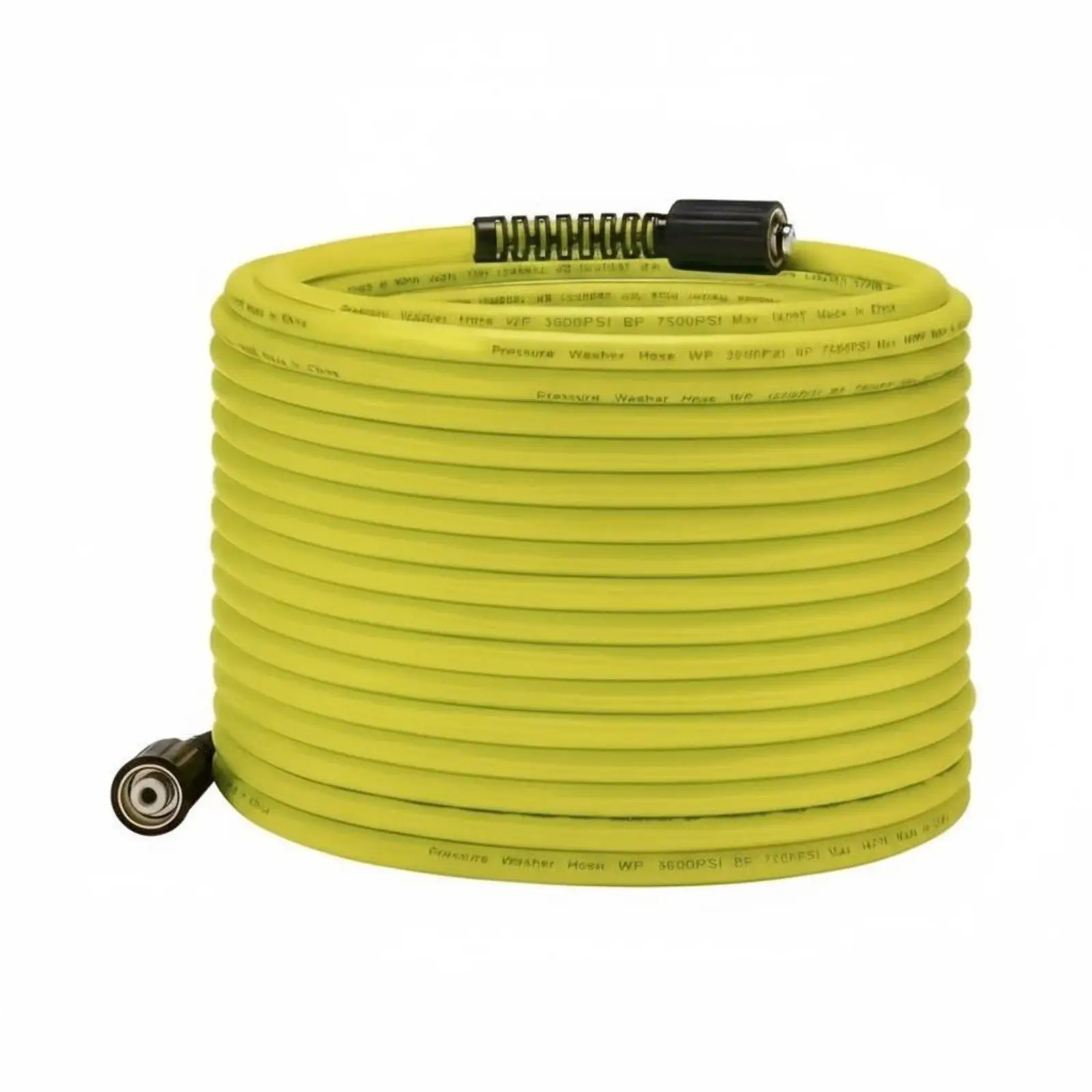 Quick-connect hose, robust high-pressure hose for driveway cleaning