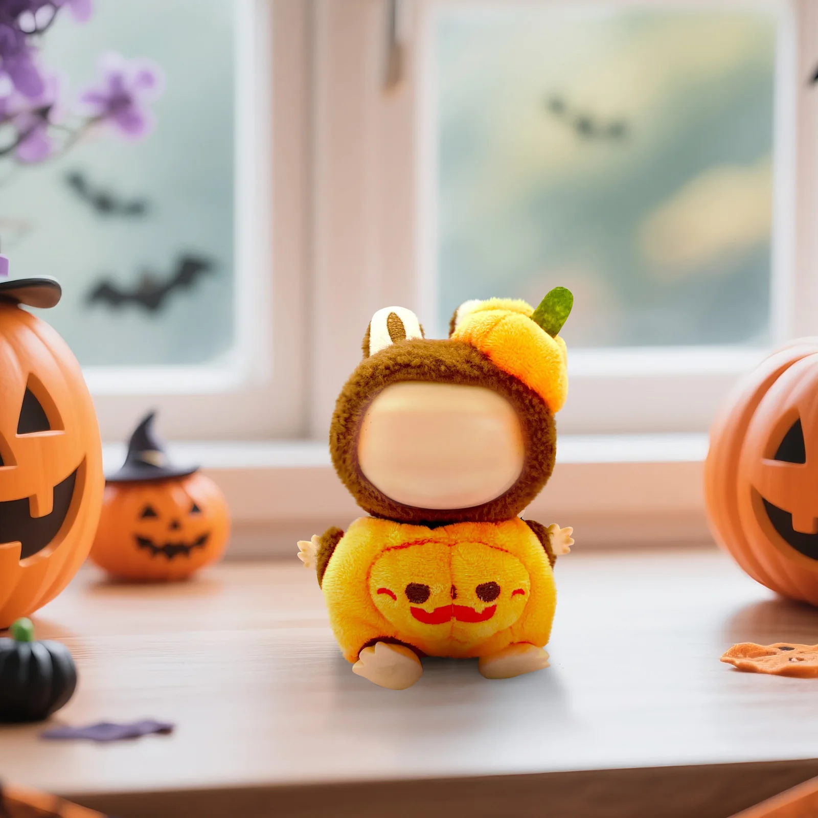 

Изысканный тренд, милый и мягкий костюм куклы на Хэллоуин, съемные аксессуары, легко чистящийся костюм тыквы и дьявола