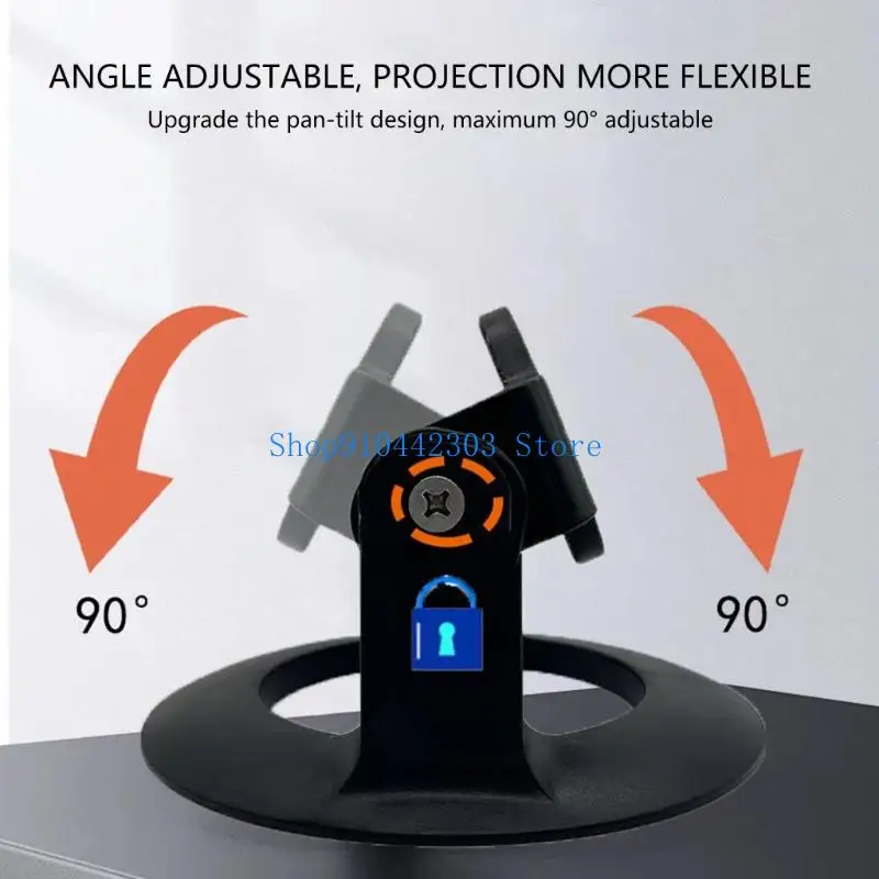 L4MD ABS Projector Stand Featuring Height Adjustment Rotation Tilt Stability For Flexible Installation Holder
