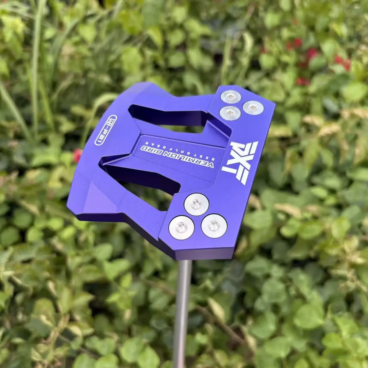 VB P21 High MOI Golf Putter Mallet Style Golf Club CNC Machined Aluminum Head Adjustable Weights Aiming Arrow Golf Putter