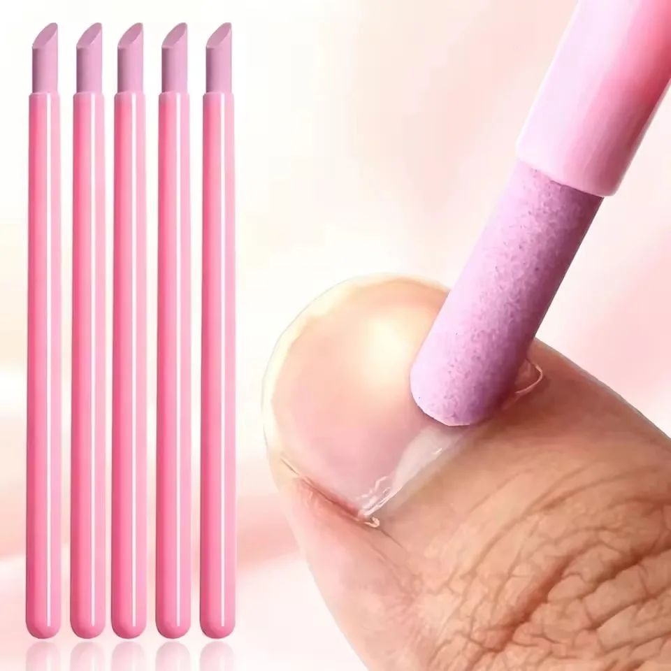 1Pcs/5Pcs/10Pcs/20Pcs Lightweight Nail File Rods Handy Use Portable Manicure Tools Quartz Stone Scrub Dead Skin Remover Toenail