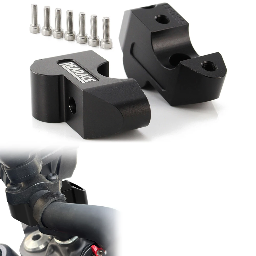 Motorcycle Handlebar Mount Riser Clamp Offset Fit For KTM Duke 390 2024-2025 Duke390