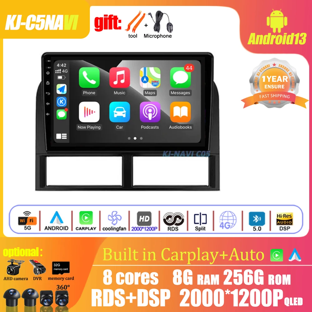 

Android 13 For Jeep Grand Cherokee II WJ 1998 - 2004 Car Radio Video Multimedia Player Navigation GPS Audio Autoradio Carplay