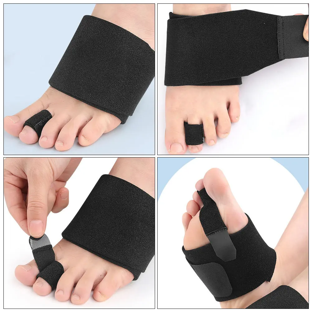 

1Pair Foot Toe Protector Breathable Adjustable Hammer Toe Corrector for Men Women Daily Use Crooked Overlapping Toes Support