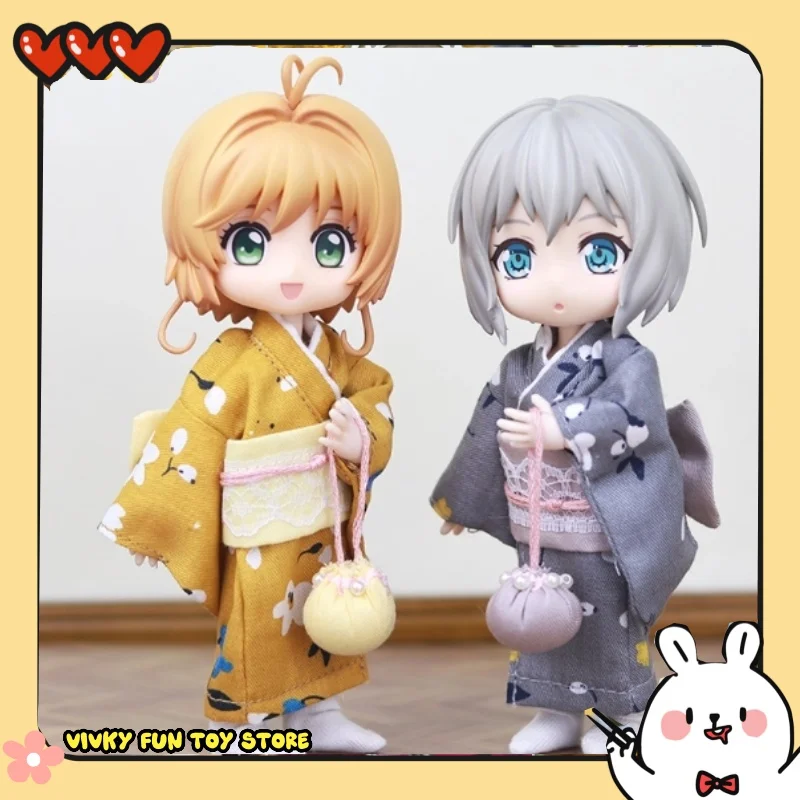 Neue Ob11 Puppenkleidung Kimono Yukata Set 12 Punkte Bjd Kleidung Gsc Körper 9 Molly Ornamente Sammlergeschenke