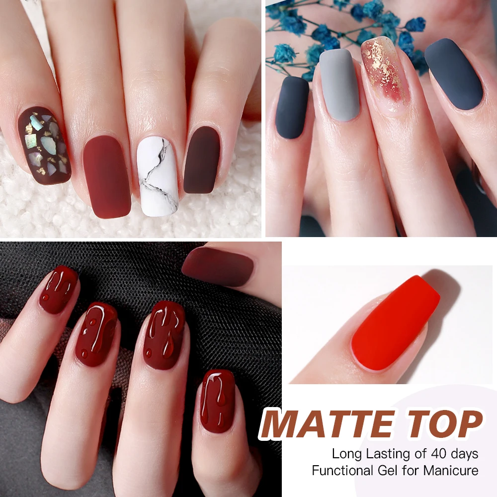 15 مللي معطف فوقي هلام مسمار مجموعة طلاء الأظافر 6 قطعة/المجموعة لا مسح/مرآة/توهج/الماس معطف فوقي مسمار طقم فني طويل الأمد UV جل الأظافر لوازم #6