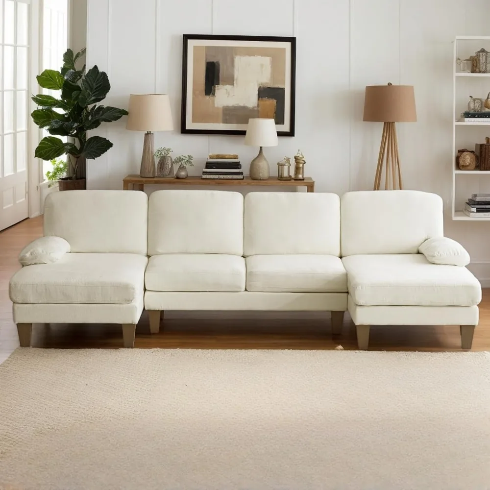 U-shaped segmented sofa with 111 