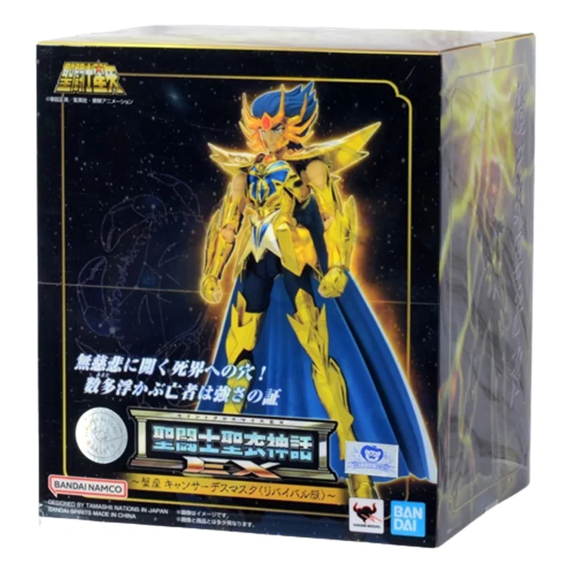 Bandai Original Saint Seiya Sacred Garment Myth EX Japanese Edition Golden Cancer Dismaske Reborn Version 2.0 Figures Model Toys