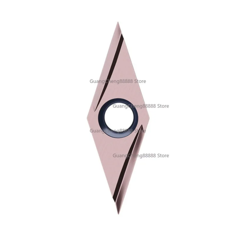 35 Degree Diamond Blade Outer Round Finishing Blade Stainless Steel Copper Aluminum Ceramic Blade Slotted VBGT110302R-Y