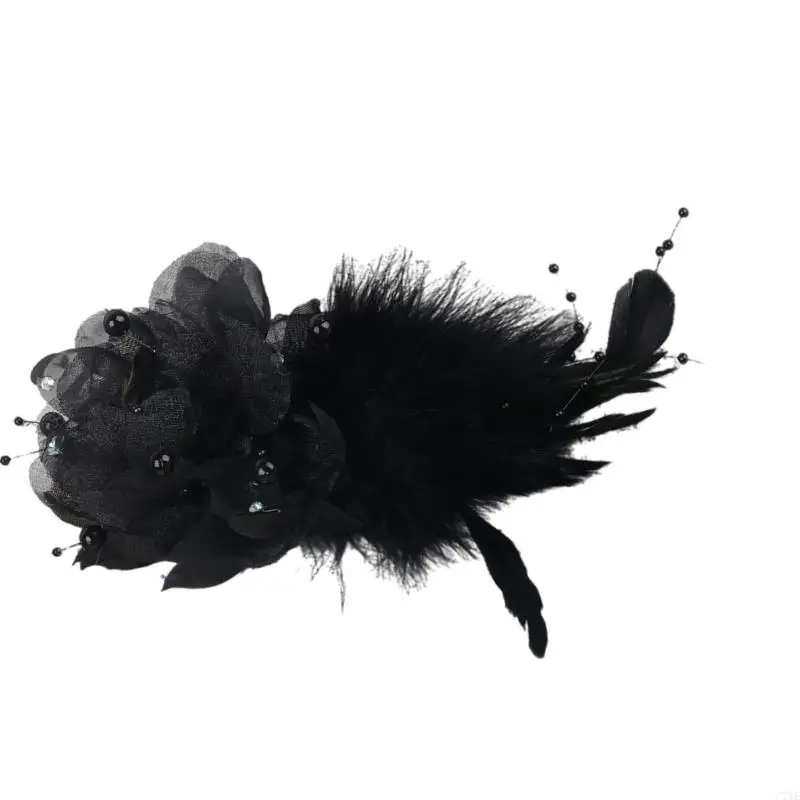 Lapel Pin Flower Brooch Waterproof Synthetic Quick Attach Stylish