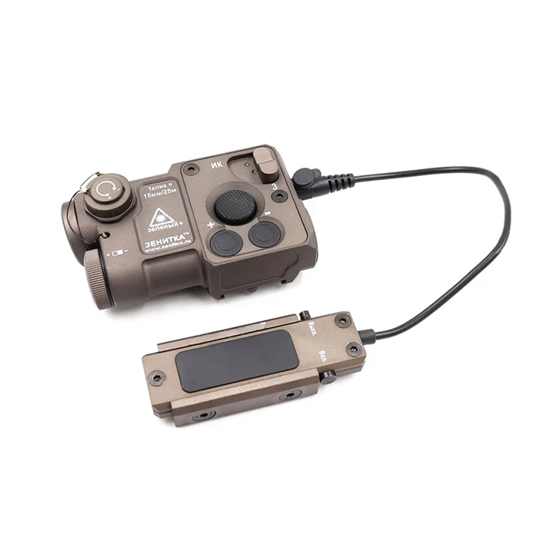 Outdoor Tactics 2022 New PERST4 Green Laser +IR Laser Indicator Upgrade Edition Adjustable Multifunctional New PERST4 Sand Color