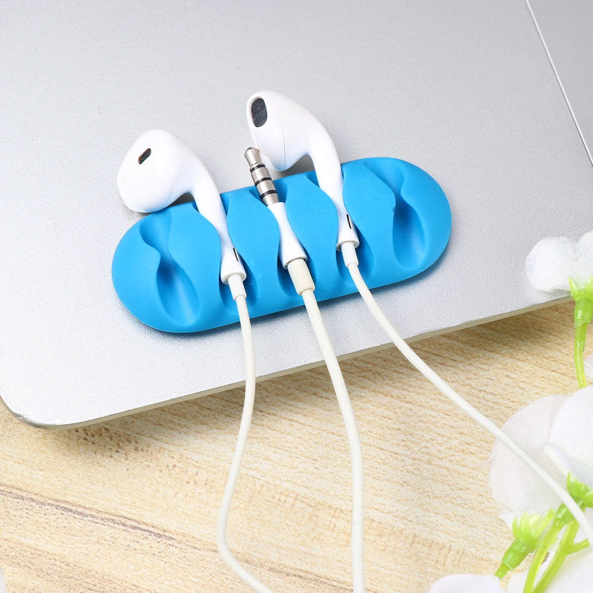

Clips 5 Styles Each Tpr Adhesive Desk Wire Cord Management For Headphones Chargers Usb Cables Cable Clip Organizer