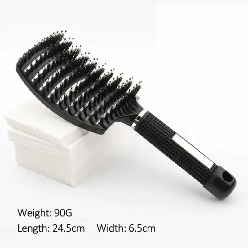 Large Curved Comb Bristle Scalp Massage Comb Women Root Fluffy Hair Brush Salon Homeshold Hairdressing Styling Tools Accessories