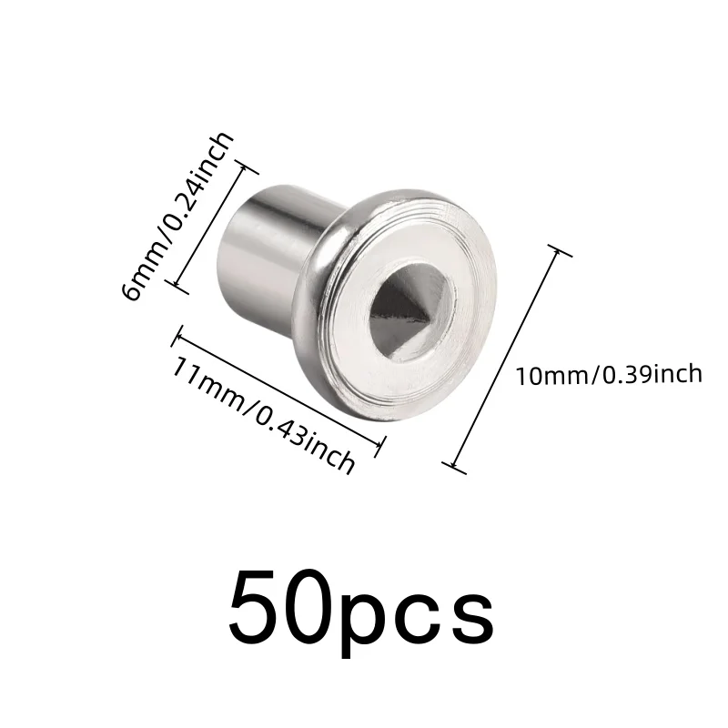 50 pcs 6mm Woodworking Alignment Pins for Cabinet Drilling Guide, Accurate Drill Alignment, Compact Portable