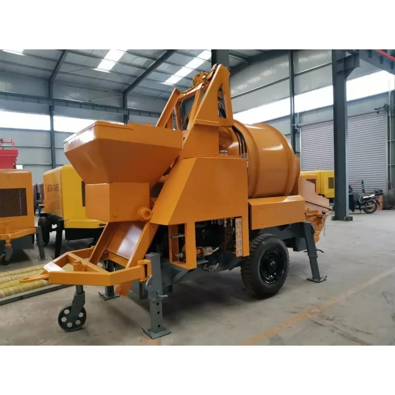 Customized Concrete Conveying Pump With Mixing Integrated Pump For Mixing