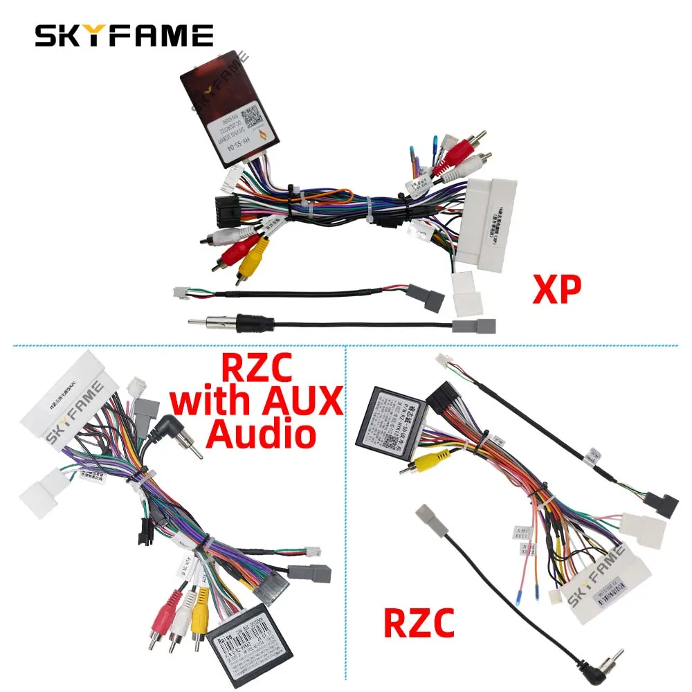 SKYFAME Car 16pin Wiring Harness Adapter Canbus Box Decoder For Hyundai Elantra Mistra Encino Kona KIA KX3 KX7 RIO G-RZ-HYK63