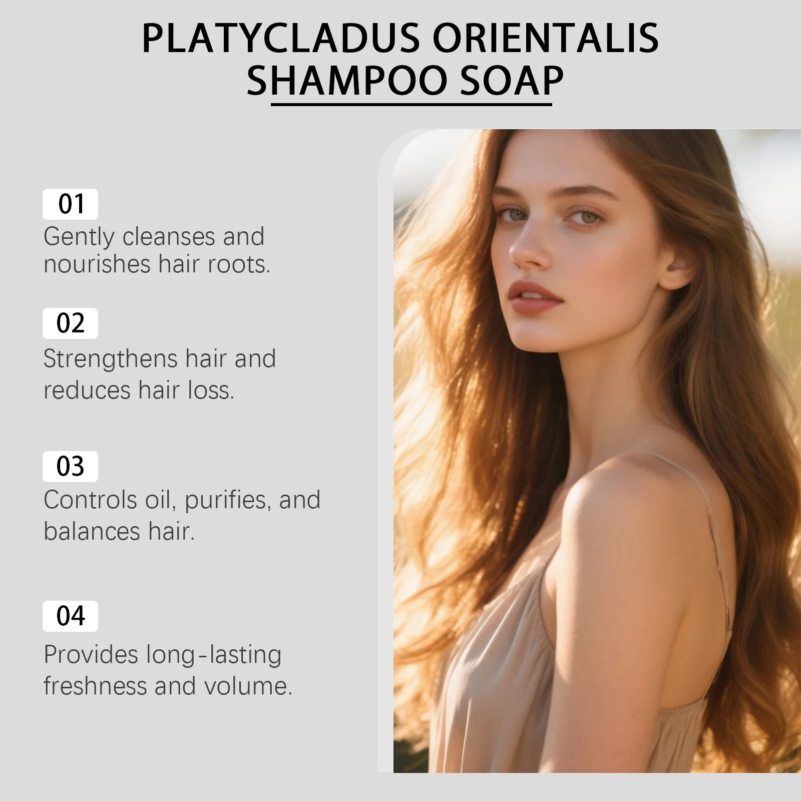 صابون شامبو لنمو الشعر من Hoegoa، علاج الجذور المغذي، العناية الشتوية الخاصة، هدية العيد، التحكم في الزيت، قالب صابون لطيف للعناية بالشعر #4