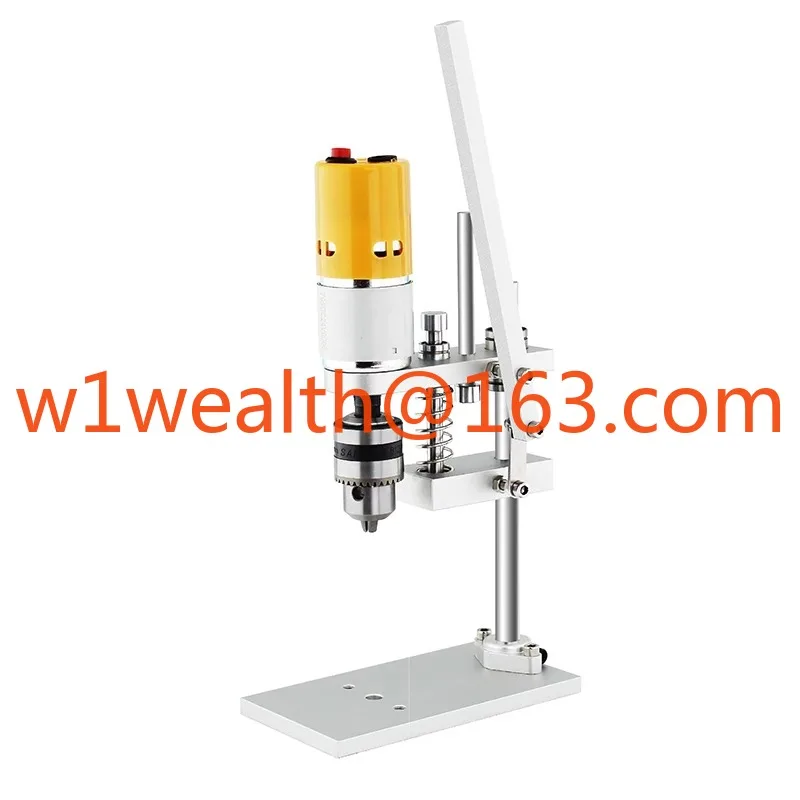 

DIY small mini bench drill desktop drilling machine DC chuck high precision high speed desktop
