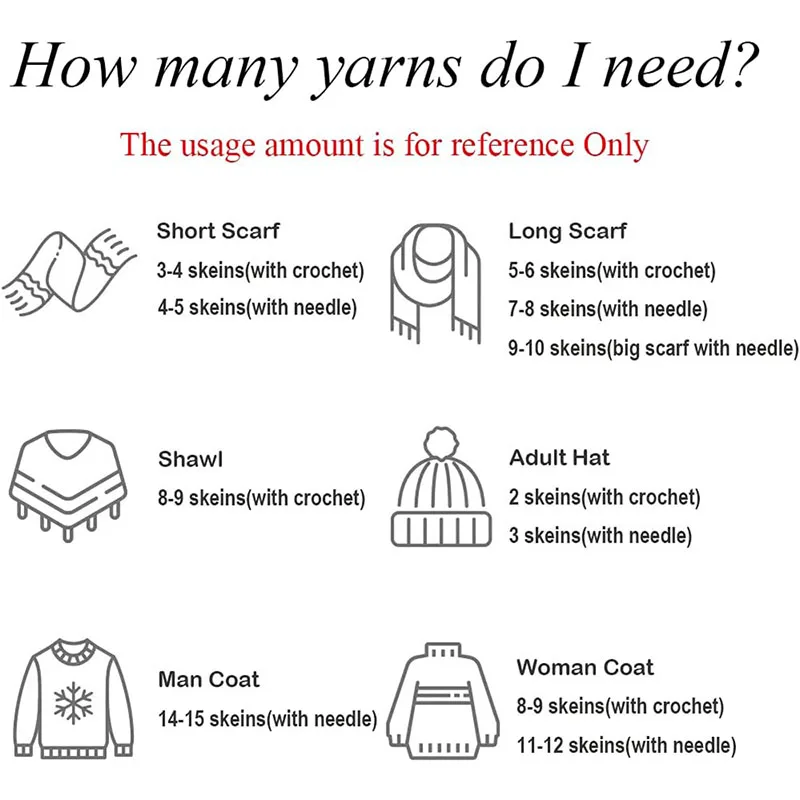 50g/roll Wool Yarn Thick Thread Wool Yarn Soft Medium DIY Hand Knitted Crochet Scarf Clothes Yarn Clothes Hats Baby Yarn