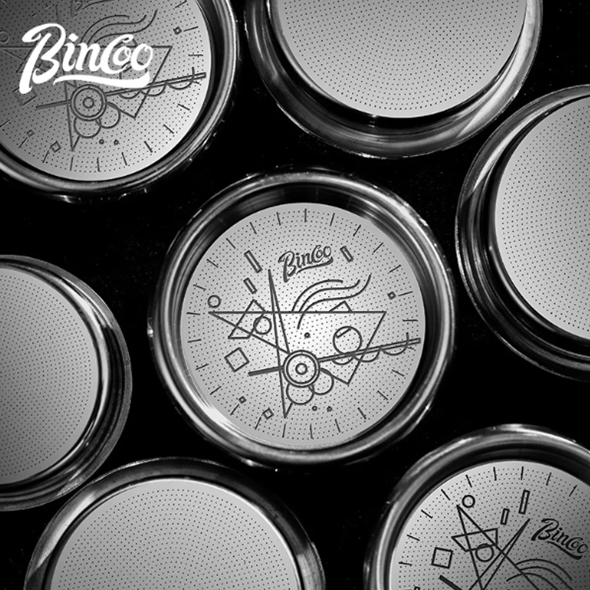 Bincoo 51mm/58.5mm Bottomless Portafilter Baskets Precision Stainless Steel Matrix Micro Sieve Coffee Filter Basket Barista Tool