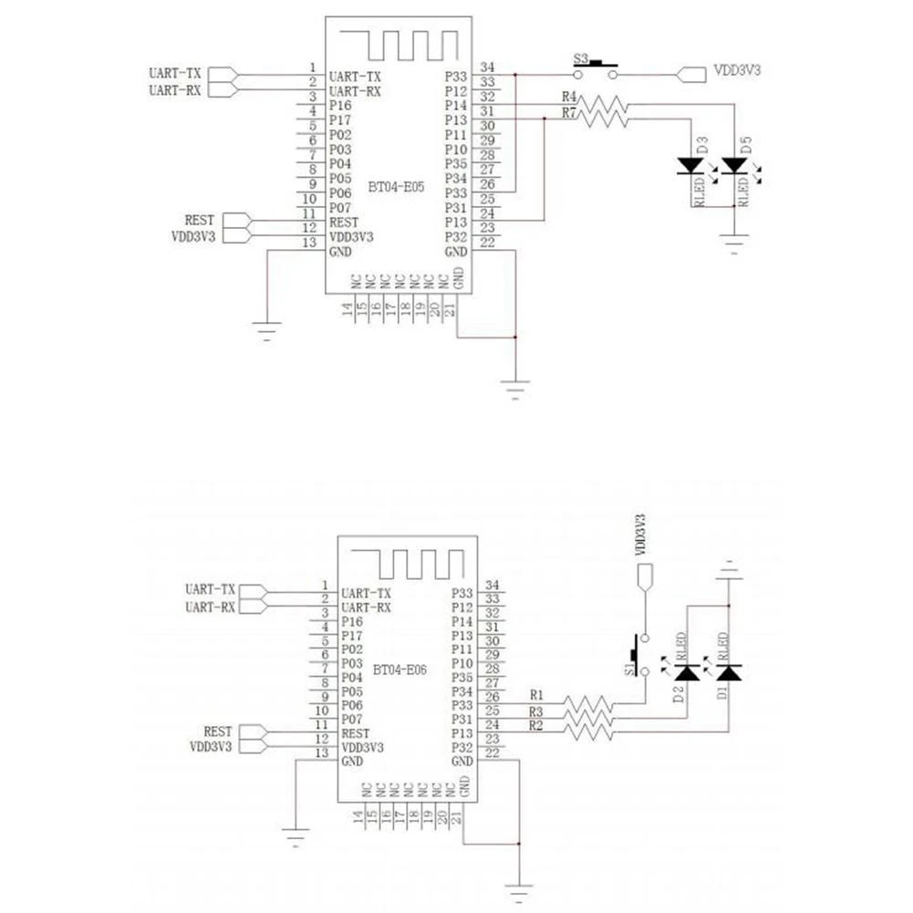 New Version Hc-06 HC 06 RF Wireless Bluetooth Transceiver Slave Module RS232/TTL to UART Converter and Adapter