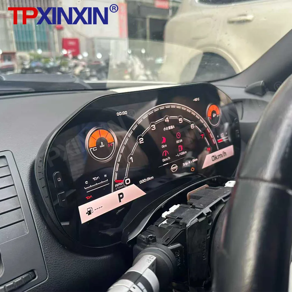 

Цифровая приборная панель для Nissan 350Z 2002-2008: ЖК-дисплей, спидометр, одометр, виртуальная приборная панель, головное устройство, экран-измеритель