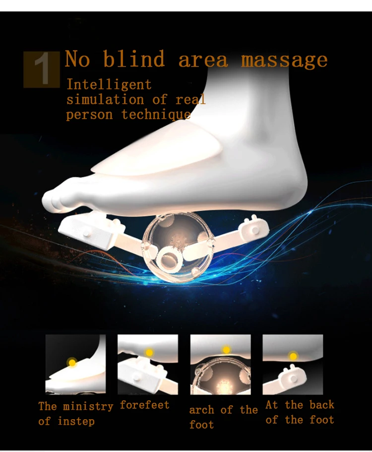 2025 Productos de baño de tendencia del masajeador de pies eléctrico de cuerpo completo de la nueva llegada con la función de calor