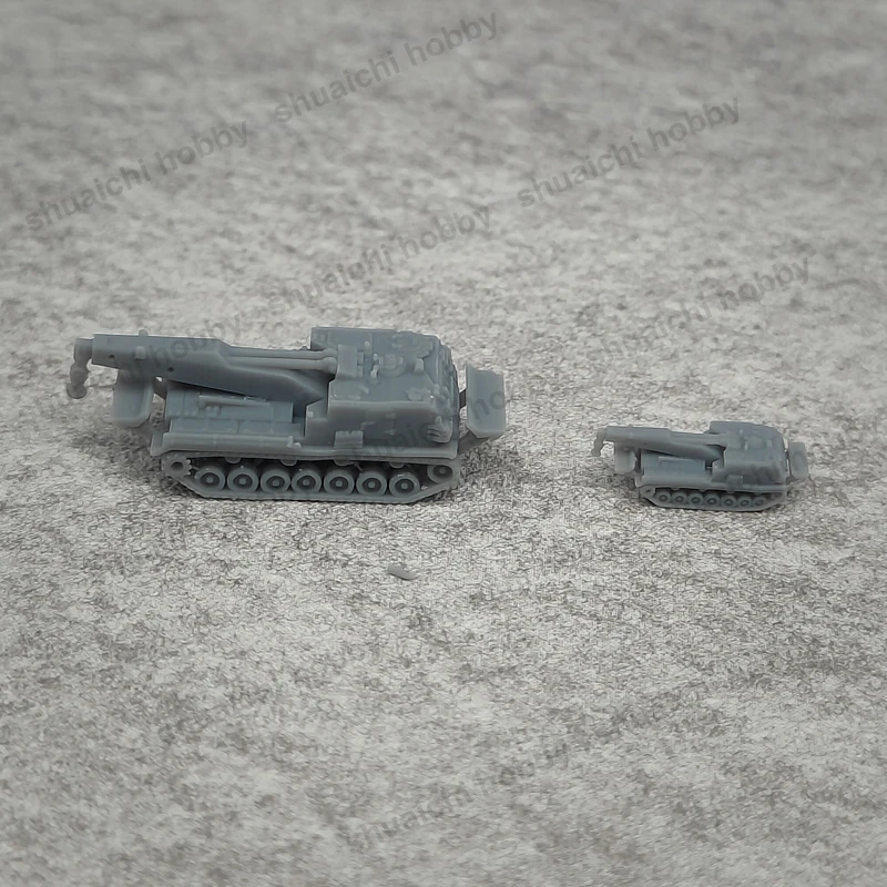 5PCS M51 Heavy-duty Emergency Repair Vehicle 1/700 1/350 Scale Breakdown Van Military Engineering Vehicles Length 1.44/2.88cm