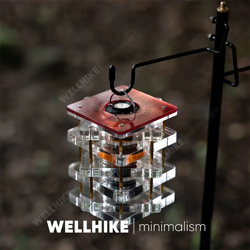 Outdoor Camping GZ Lampshade Acrylic Lampshade Ambiance Accessories Camping Flashlight Lampshade Transparent Lamp Accessories