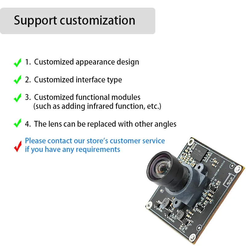 USB 3.0 5MP 60fps/1080P 120fps Camera Module with IMX335 Sensor Plug & Play UVC Protocol Face Recognition Compatibility