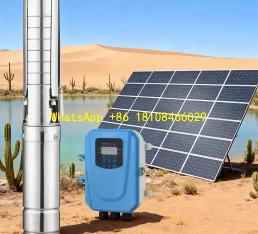 

High Efficiency DC Solar Submersible Water Pump Head/Well Depth:15M3/h Flow Rat:45m for Garden Irrigation & Livestock Watering