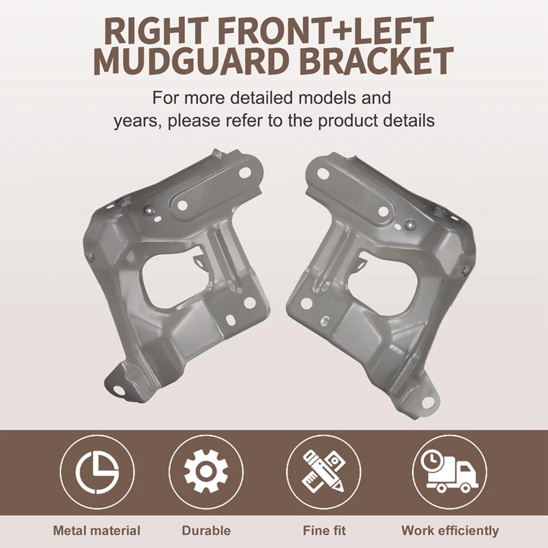 New 1487491-00-B 1487492-00-B Front Right+Left Fender Support Bracket For Tesla Model Y 2020-2022 Fender Support