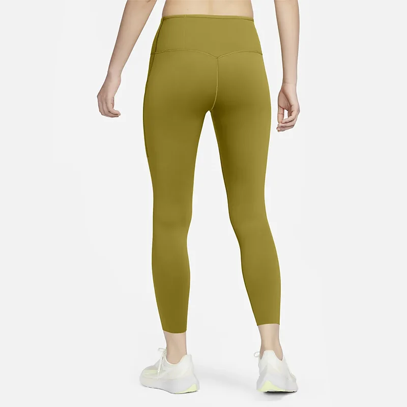 Nike genuine summer women's high-strength wrapped mid waist pocket leggings DQ5695-390