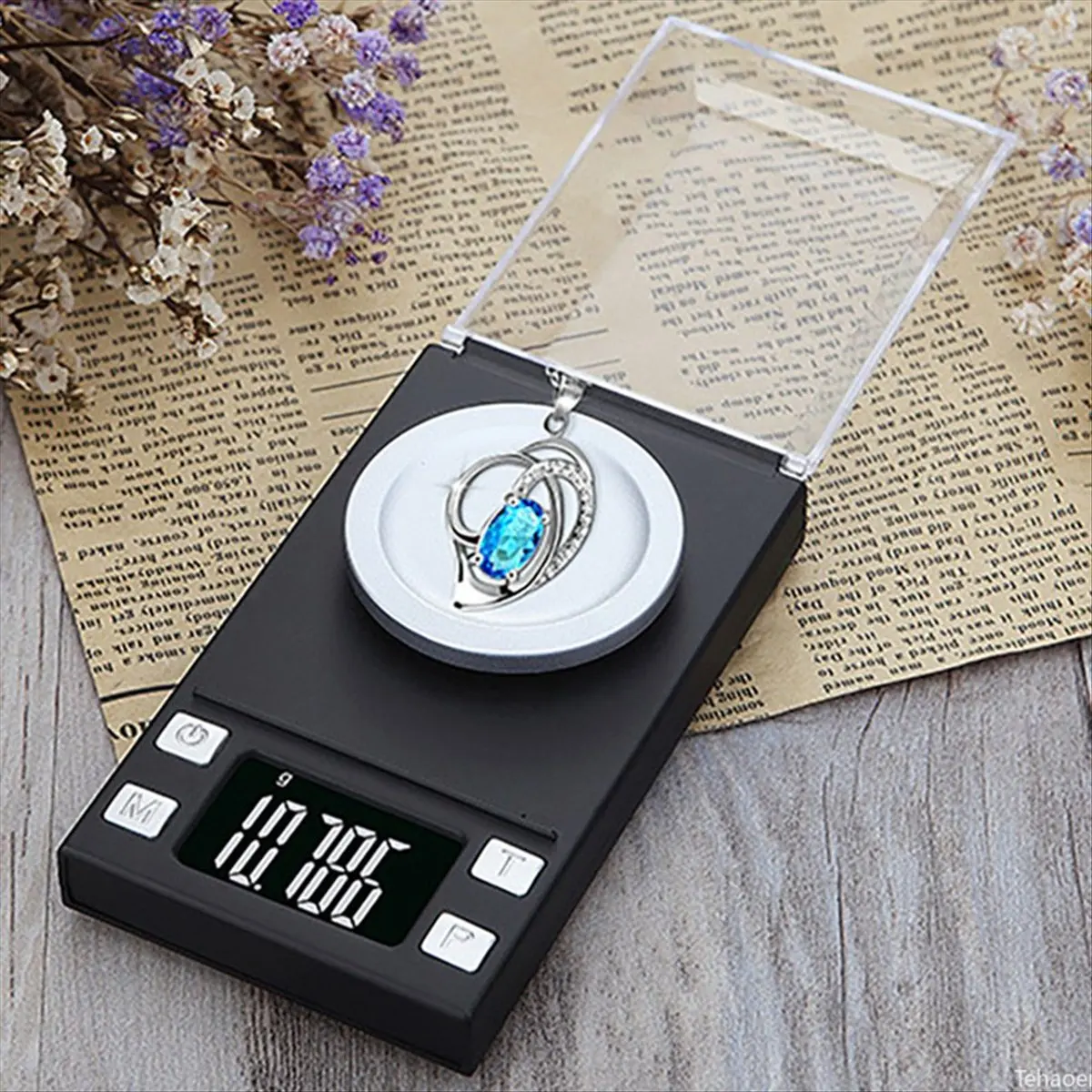 【Like】  Pocket Scale 0.001g Precision Digital Electronic Gold Jewelry Carat Diamond Balance Mini Mg Scales Portable Weighing