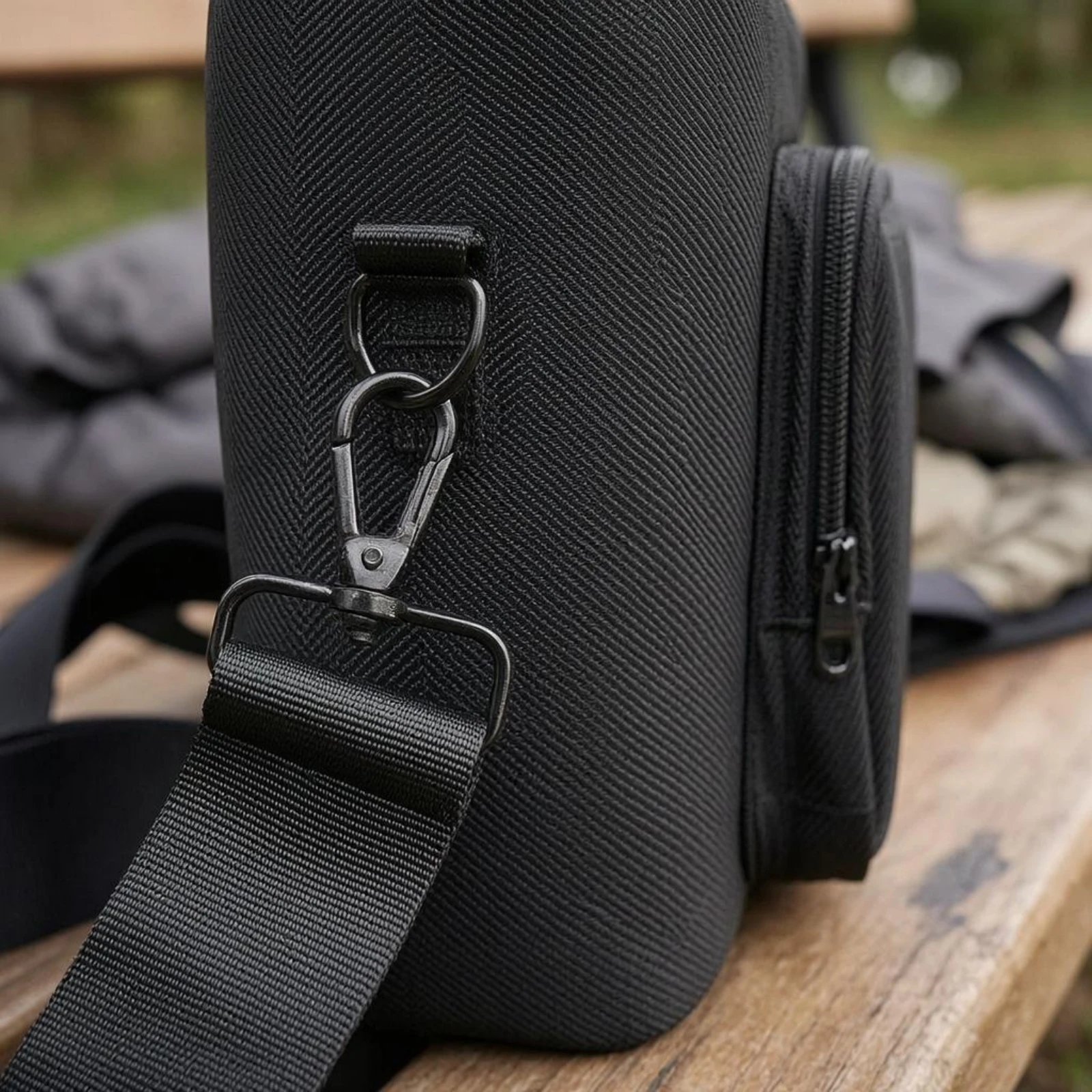 Binocular Shoulder Bag Adjustable Strap Binocular Carrying Bag Outdoor Gear Front Pocket Soft-Sided
