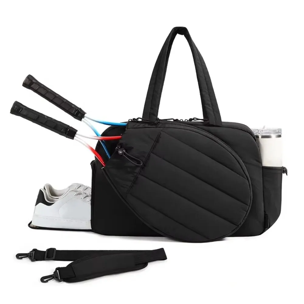 

Super Large Capacity Tennis Racket Bag Adjustable with Shoes Bag Tennis Backpack Beauty Pure Color Sports Fitness Bag Travel