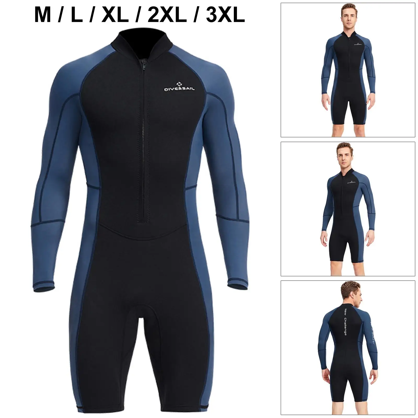 1.5mm Neoprene Men Wetsuit Scuba Diving Suit Swimwear Sports